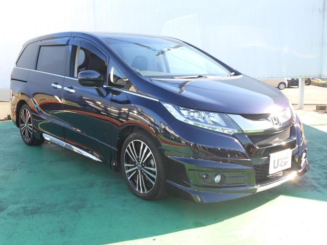 ホンダ オデッセイアブソルート ｅｘ 無限エアロパーツ装着車の中古車 車体価格169 4万円 14 平成26 年式 走行6 5万キロ 車体色紺 静岡県富士市伝法８７８ 株式会社ホンダプラザ富士 ホンダカーズ富士西 伝法店の在庫 グーネット中古車