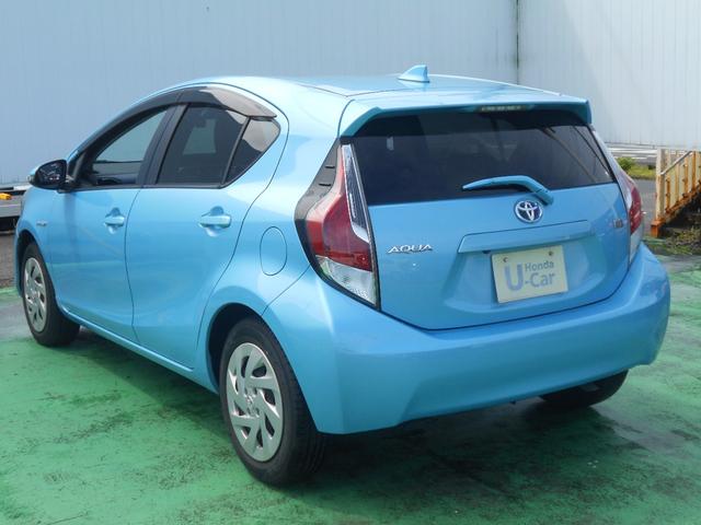 アクア Ｓ　車検整備付　走行距離３５８６４ＫＭ　純正メモリーナビ＋ＥＴＣ＋バックカメラ　ブルートゥースオーディオ対応　ハイブリッド　１５００ＣＣ　クールソーダメタリック　５人乗り（16枚目）