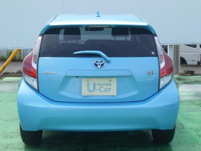 アクア Ｓ　車検整備付　走行距離３５８６４ＫＭ　純正メモリーナビ＋ＥＴＣ＋バックカメラ　ブルートゥースオーディオ対応　ハイブリッド　１５００ＣＣ　クールソーダメタリック　５人乗り（17枚目）