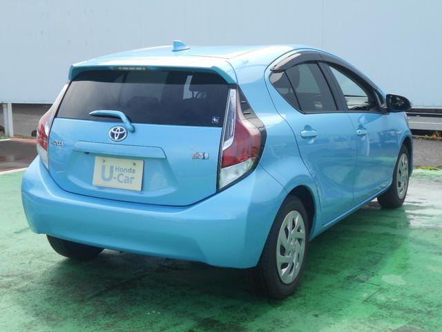 アクア Ｓ　車検整備付　走行距離３５８６４ＫＭ　純正メモリーナビ＋ＥＴＣ＋バックカメラ　ブルートゥースオーディオ対応　ハイブリッド　１５００ＣＣ　クールソーダメタリック　５人乗り（18枚目）