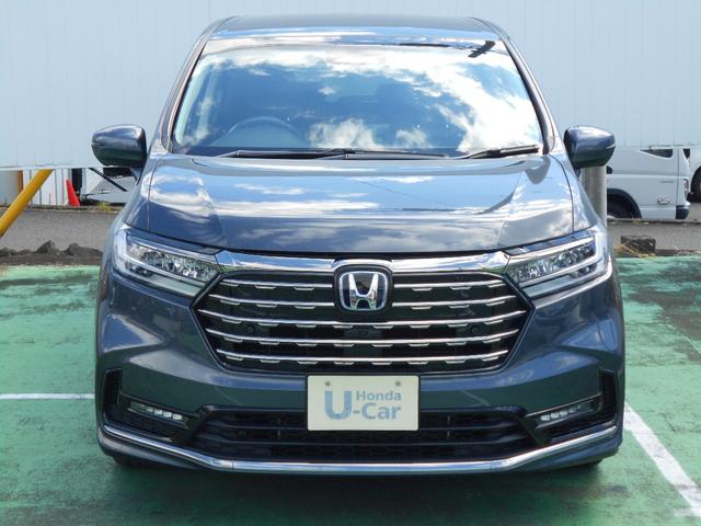 オデッセイハイブリッド ｅ：ＨＥＶアブソルート・ＥＸ　初度令和６年７月　走行１９０１６ｋｍ　車検令和９年７月１８日　７人乗り　両側電動スライドＤ　本革シート　ナビ＋全方位カメラ＋ＥＴＣ２．０＋ドラレコＦＲ＋フルセグ　運転席＋助手席＋２列目シートヒーター（2枚目）