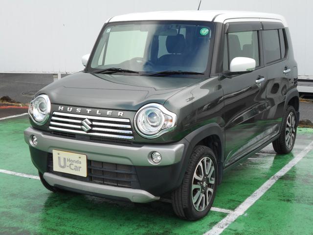 ハスラー Ｊ　ブラックインテリアＰ　ツートンカラー　初度平成３１年２月　車検令和８年２月２８日　走行６０１３０ＫＭ　ナビ＋リヤカメラ＋ＥＴＣ＋ＢＴオーディオ対応　純正１５インチＡＷ　軽自動車　４人乗り　スマートキー（4枚目）