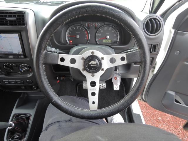 ジムニー XC リフトアップ&16AW&ジオランダーMT・F&Rショートバンパー・社外マフラー・HDDナビ&地デジフルセグTV・ETC・デフィブースト計・MOMOステアリング・シートカバー・ブローオフバルブ(30枚目)