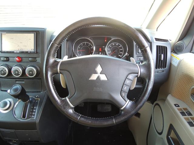 デリカD:5 G パワーパッケージ HDDナビ&地デジフルセグTV・ビルトインETC・スマートキー・パワースライドドア・パドルシフト・HIDヘッドライト・腰下同色ペイントジャオスリアアンダーカバー・タイミングチェーン式エンジン(25枚目)