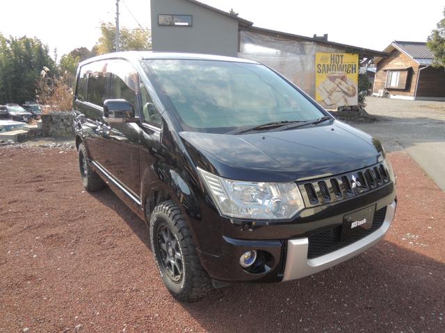 デリカD:5 G ナビパッケージ パートタイム4WD・ブラックマイカ・純正HDDナビ・フロント&リア&サイドカメラ・ビルトインETC・パワースライドドア・社外16AW&マッドタイヤ・HIDヘッドライト・タイミングチェーン式(2枚目)