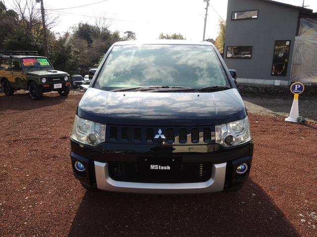 デリカD:5 G ナビパッケージ パートタイム4WD・ブラックマイカ・純正HDDナビ・フロント&リア&サイドカメラ・ビルトインETC・パワースライドドア・社外16AW&マッドタイヤ・HIDヘッドライト・タイミングチェーン式(3枚目)