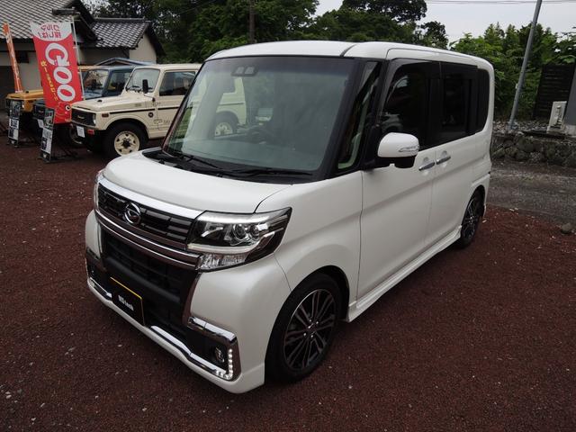 タント カスタムＲＳ　トップエディションＳＡＩＩＩ　両側電動　ＲＳ－Ｒサス　ＬＥＤ検対リフレクター　社外検対デュアルマフラー　純正８インチＳＤナビフルセグＢＴオーディオ　ＨＤＭＩ　ＵＳＢ　Ｂカメラ　ドラレコ　ＥＴＣ　シートヒーター　Ｒフィルム施工（5枚目）