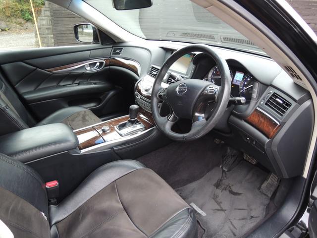 フーガ 250GT Aパッケージ TEINフレックスZ車高調・ロクサーニ21AW・純正エアロバンパー・純正メーカーOPナビ&地デジフルセグTV・バックカメラ・ビルトインETC・Bluetoohオーディオ・DVD・CD・シートカバー(9枚目)