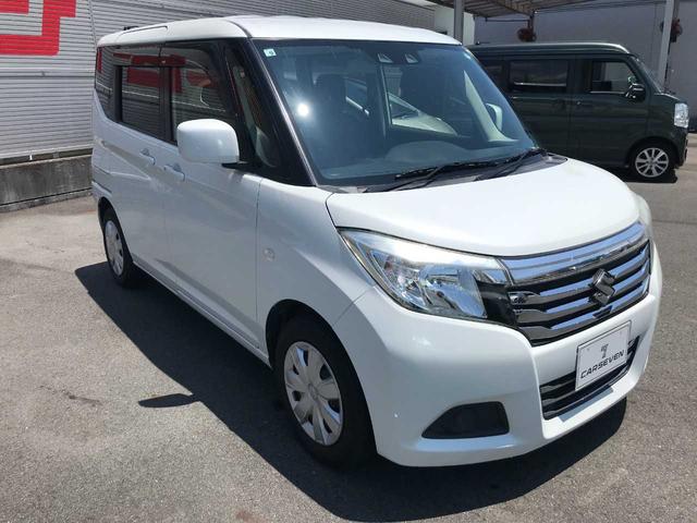 ソリオ Ｇ　スマートキー　ブレーキサポート　車線逸脱警報　横滑防止　レーダークルーズ　シートヒーター　アイドリングストップ　オートライト　社外ナビＣＮ－ＲＥ０５ＷＤ（ＣＤ／ＤＶＤ／ＳＤ／フルセグ／ＢＴオーディオ）（3枚目）
