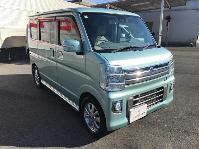 エブリイワゴン ＰＺターボスペシャル　スマートキー　ブレーキサポート　車線逸脱警報　横滑防止　シートヒーター　オートステップ　オートライト　オートミラー　社外ナビＭＤＶ－Ｄ４０５ＢＴ（ＣＤ／ＤＶＤ／ＳＤ／ＢＴオーディオ）　バックカメラ（3枚目）