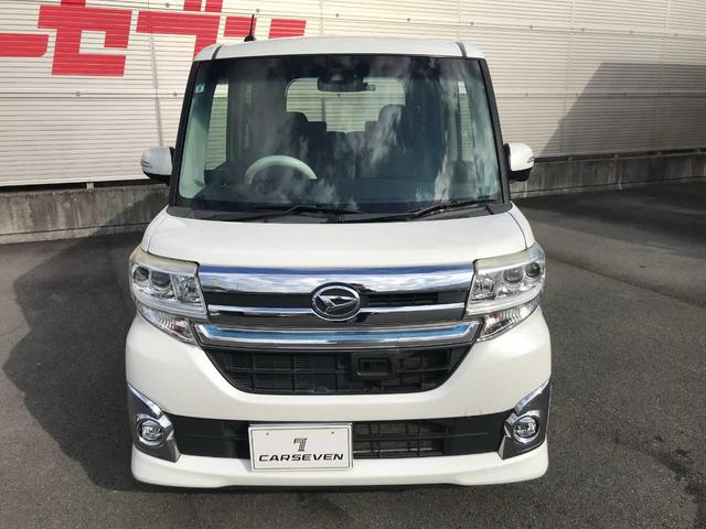 タント カスタムＲＳ　スマートキー　ブレーキサポート　車線逸脱警報　横滑防止　アイドリングストップ　フロントフォグランプ　オートライト　オートミラー　社外ナビＡＶＮ－Ｒ１０Ｗ（ＣＤ／ＤＶＤ／ＳＤ／ＢＴオーディオ／ＭＪ（2枚目）