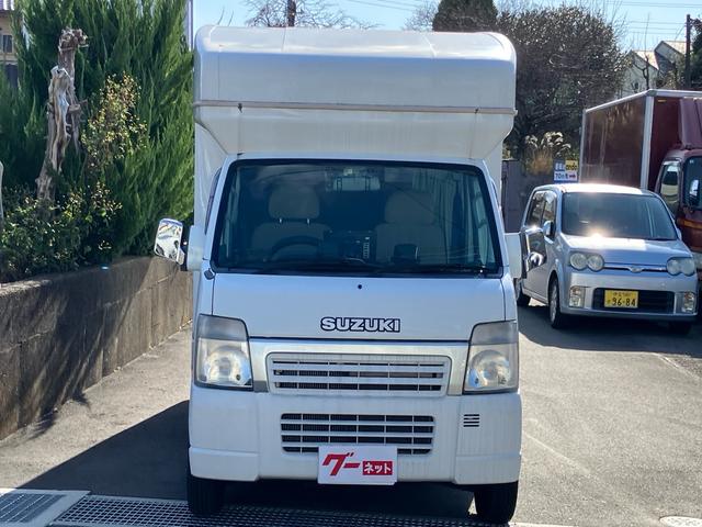 キャリイトラック ＫＣエアコン・パワステ　パートタイム　４ＷＤ　キャンピング　ディスプレイオーディオ　バックカメラ　Ｂｌｕｅｔｏｏｔｈ対応　デジタルインナーミラードラレコ　ＥＴＣ　サブバッテリー　社外キーレス　シンク　冷蔵庫　電子レンジ（2枚目）