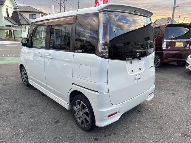 パレットSW TS ターボ ETC バックカメラ 両側電動スライドドア ナビ TV HID スマートキー 電動格納ミラー ベンチシート CVT 盗難防止システム ABS CD DVD再生 USB アルミホイール 衝突安全ボディ(7枚目)