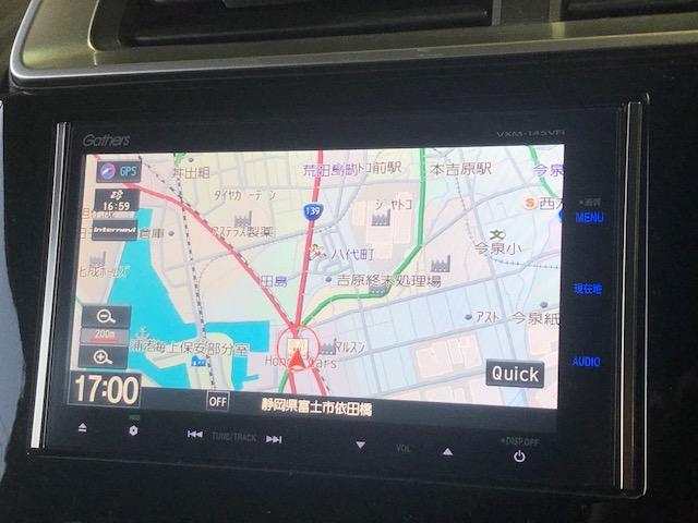 フィットハイブリッド Ｆパッケージ　ＬＥＤライトナビＢカメラＥＴＣフルセグＤＶＤ再生Ｂｌｕｅｔｏｏｔｈ接続禁煙車（3枚目）