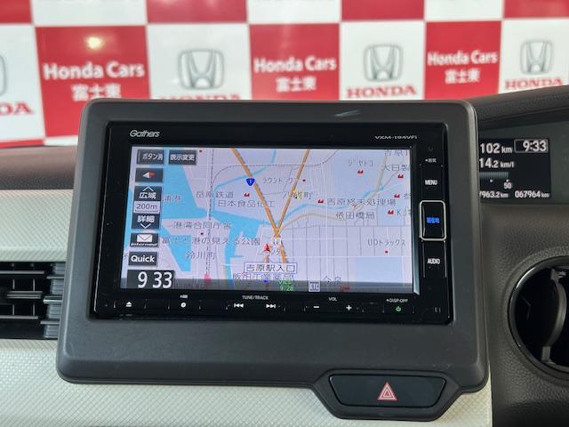 Ｎ－ＢＯＸ Ｇ・ＥＸホンダセンシング　ナビＢカメラＥＴＣ前後ドラレコフルセグＤＶＤ再生Ｂｌｕｅｔｏｏｔｈ接続ＵＳＢ接続追突軽減ブレーキアダクティブクルーズコントロールスマートキー２個サイドカーテンエアバッグ両側電動スライドドア禁煙車（2枚目）