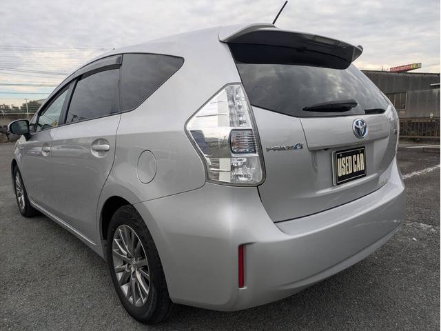 プリウスアルファ G LEDヘッドライト フォグランプ 純正ナビTV Bカメラ ビルドインETC(5枚目)