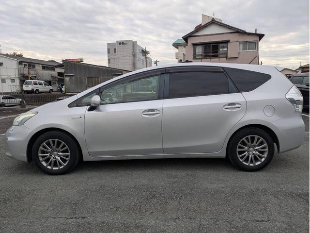 プリウスアルファ G LEDヘッドライト フォグランプ 純正ナビTV Bカメラ ビルドインETC(6枚目)