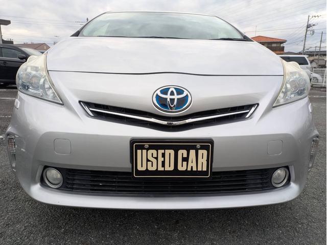 プリウスアルファ G LEDヘッドライト フォグランプ 純正ナビTV Bカメラ ビルドインETC(12枚目)