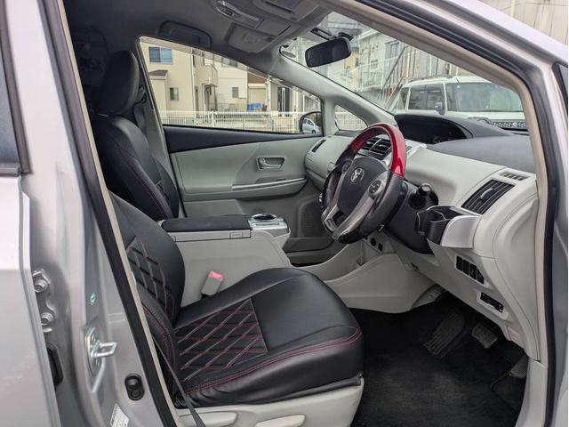 プリウスアルファ G LEDヘッドライト フォグランプ 純正ナビTV Bカメラ ビルドインETC(18枚目)