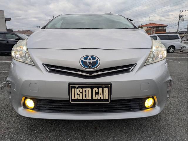 プリウスアルファ G LEDヘッドライト フォグランプ 純正ナビTV Bカメラ ビルドインETC(29枚目)