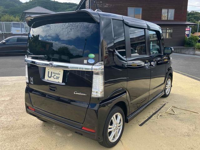 Ｎ－ＢＯＸカスタム Ｇ・Ｌパッケージ　両側スライド・片側電動　オートライト　ＨＩＤ　スマートキー　アイドリングストップ　電動格納ミラー　ベンチシート　ＣＶＴ　ＥＳＣ　チップアップシート　アルミホイール（8枚目）