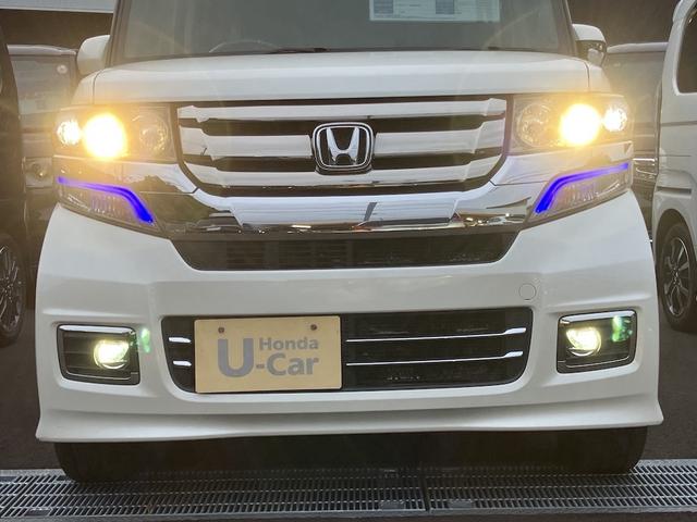 Ｎ－ＢＯＸカスタム Ｇ　ターボＳＳパッケージ　ＥＴＣ　バックカメラ　両側電動スライドドア　ナビ　オートクルーズコントロール　衝突被害軽減システム　オートライト　ＨＩＤ　スマートキー　リアシートスライド　電動格納ミラー　シートヒーター（18枚目）