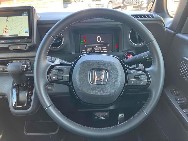 N-BOXカスタム ターボ ナビ TV バックカメラ 両側電動スライドドア クリアランスソナー オートライト スマートキー アイドリングストップ 電動格納ミラー シートヒーター ベンチシート CVT ESC USB(26枚目)