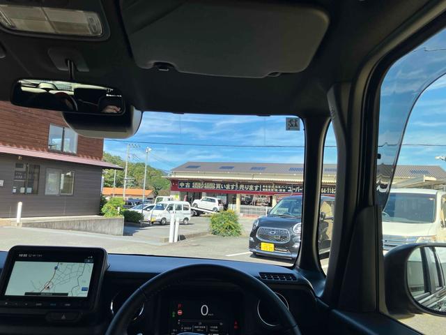 N-BOXカスタム ターボ ナビ TV バックカメラ 両側電動スライドドア クリアランスソナー オートライト スマートキー アイドリングストップ 電動格納ミラー シートヒーター ベンチシート CVT ESC USB(52枚目)