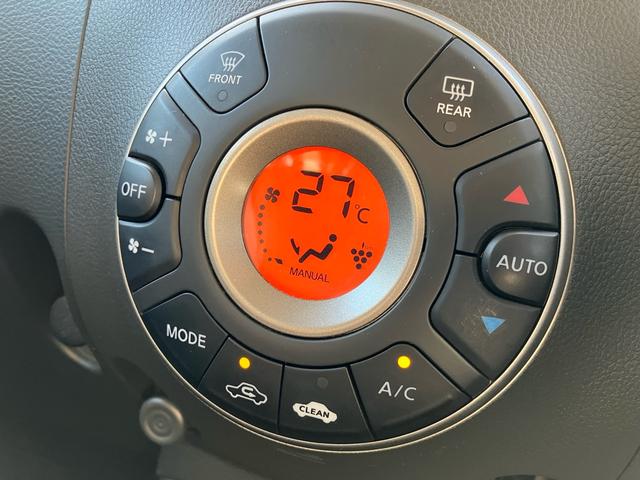 キューブ １５Ｘ　純正ナビＴＶ　コーナーセンサー　インテリジェントキー　スペアキー　フォグランプ　後塗りツートン（27枚目）