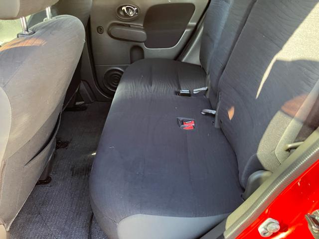 キューブ １５Ｘ　純正ナビＴＶ　コーナーセンサー　インテリジェントキー　スペアキー　フォグランプ　後塗りツートン（46枚目）