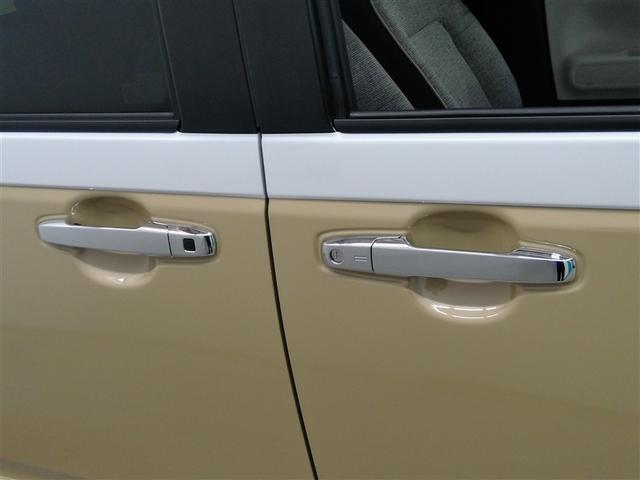 ムーヴキャンバス ストライプスＧ　安全装備　衝突被害軽減システム　横滑り防止機能　ＡＢＳ　エアバッグ　盗難防止装置　アイドリングストップ　バックカメラ　ミュージックプレイヤー接続可　スマートキー　キーレス　フル装備　両側電動スライド（7枚目）