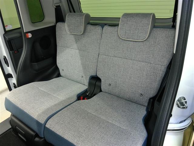 ムーヴキャンバス ストライプスＧ　安全装備　衝突被害軽減システム　横滑り防止機能　ＡＢＳ　エアバッグ　盗難防止装置　アイドリングストップ　バックカメラ　ミュージックプレイヤー接続可　スマートキー　キーレス　フル装備　両側電動スライド（17枚目）