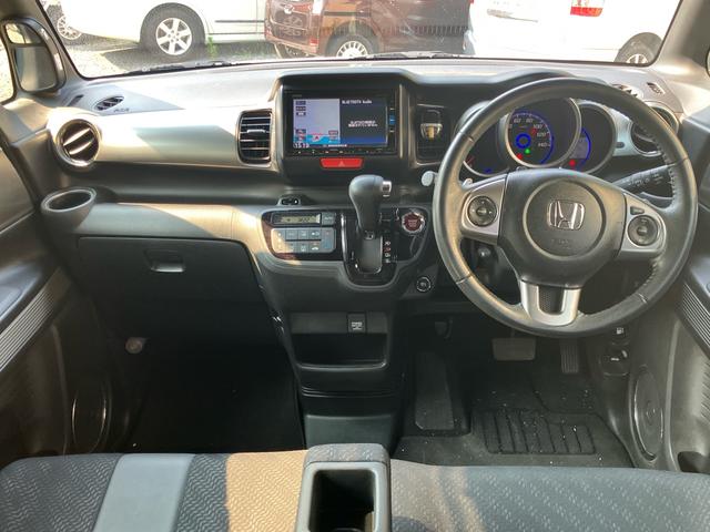 Ｎ－ＢＯＸスラッシュ Ｇ・ターボＡパッケージ　ストリートロッドスタイルパッケージ　２トーンカラースタイル　ワンオーナー車　記録簿　ギャザーズナビ　フルセグＴＶ　Ｂｌｕｅｔｏｏｔｈ対応　モデューロアルミホイール　スペアキー（16枚目）