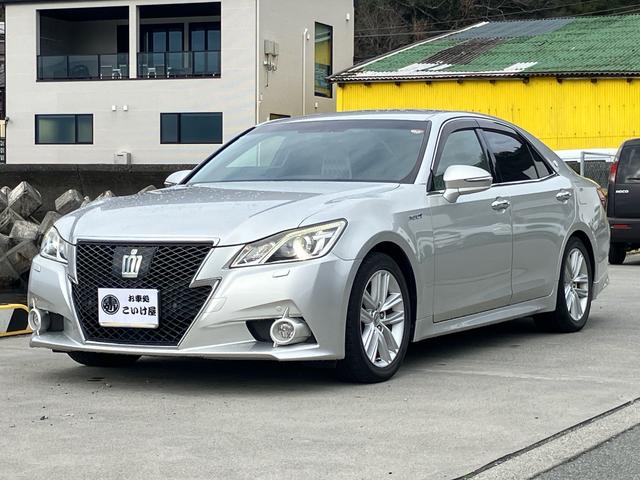 クラウンハイブリッド アスリートＧ　純正ＨＤＤナビ　フルセグＴＶ　バックカメラ　Ｂｌｕｅｔｏｏｔｈ対応　ＥＴＣ２．０　ドライブレコーダー　ブラックレザー　パワーシート　シートヒーター（2枚目）