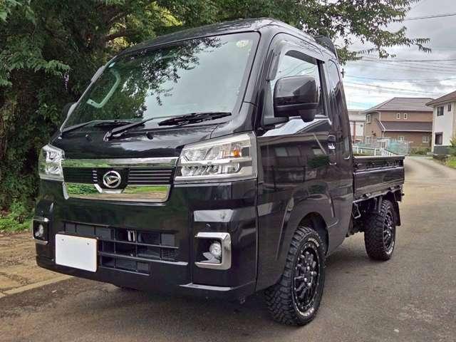 ハイゼットトラック ジャンボエクストラ　防錆ストロング／スマアシ／ＡＴ／４ＷＤ／ｐａｎａｓｏｎｉｃフローティングＣＮ－Ｆ１ＤＶＤ／地デジフルセグ／ＥＴＣ／ＮＡＮＫＡＮＧ　ＭＴタイヤ＆ＨＬＫロックフォース／ＬＥＤライト＆フォグ／ラバーマット（3枚目）