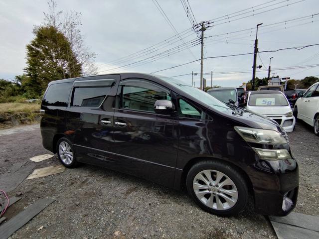 ヴェルファイア ２．４Ｚ　１０インチナビＴＶ　バックカメラ　ＨＩＤライト　ビルトインＥＴＣ　両側パワースライドドア　スマートキー　プッシュスタート　アルミホイール　ドアバイザー（27枚目）