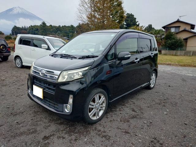 ムーヴ カスタム　ＲＳ　ターボ　社外ナビ　ＨＩＤ　スマートキー　プッシュスタート　純正アルミ（2枚目）