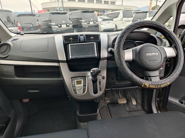 ムーヴ カスタム　ＲＳ　ターボ　社外ナビ　ＨＩＤ　スマートキー　プッシュスタート　純正アルミ（9枚目）
