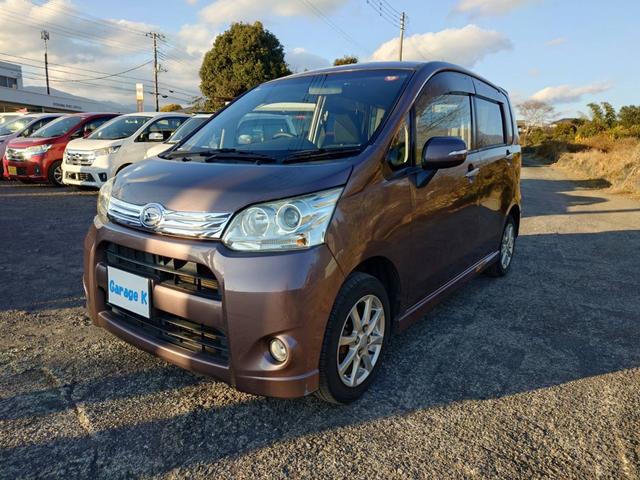 ムーヴ カスタム　Ｘリミテッド　社外ナビ　キーフリー　アイドリングストップ　純正アルミ（2枚目）