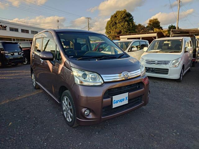 ムーヴ カスタム　Ｘリミテッド　社外ナビ　キーフリー　アイドリングストップ　純正アルミ（6枚目）