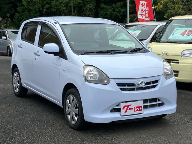 ミライース X エコアイドル キーレスエントリー 電動格納ミラー 純正オーディオ(3枚目)