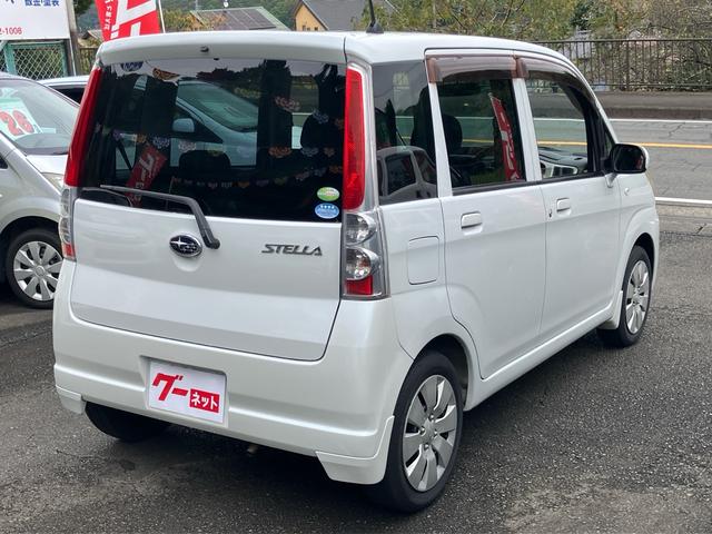 ステラ L ブラックインテリアセレクション スマートキー スペアキー 電動格納ミラー 社外オーディオ インパネオートマ CVT(6枚目)