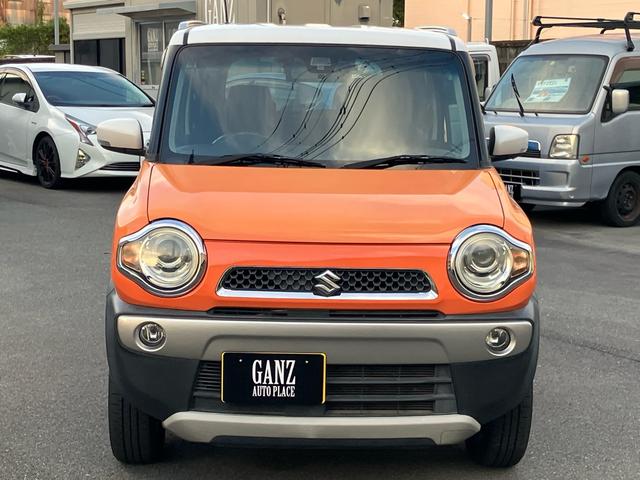 ハスラー Ｘターボ　ルーフレール　レーダーブレーキサポート　ＣＤ　ＵＳＢ　ＥＴＣ　ドラレコ　キーレスプッシュスタート　スペアキー　シートヒーター　純正１５インチアルミホイール　ＨＩＤヘッドライト（2枚目）