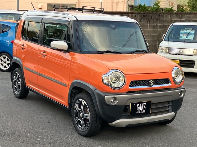 ハスラー Ｘターボ　ルーフレール　レーダーブレーキサポート　ＣＤ　ＵＳＢ　ＥＴＣ　ドラレコ　キーレスプッシュスタート　スペアキー　シートヒーター　純正１５インチアルミホイール　ＨＩＤヘッドライト（3枚目）