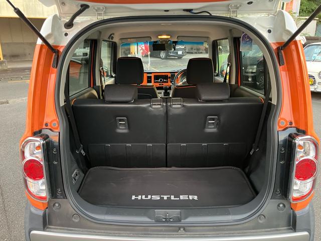 ハスラー Ｘターボ　ルーフレール　レーダーブレーキサポート　ＣＤ　ＵＳＢ　ＥＴＣ　ドラレコ　キーレスプッシュスタート　スペアキー　シートヒーター　純正１５インチアルミホイール　ＨＩＤヘッドライト（10枚目）