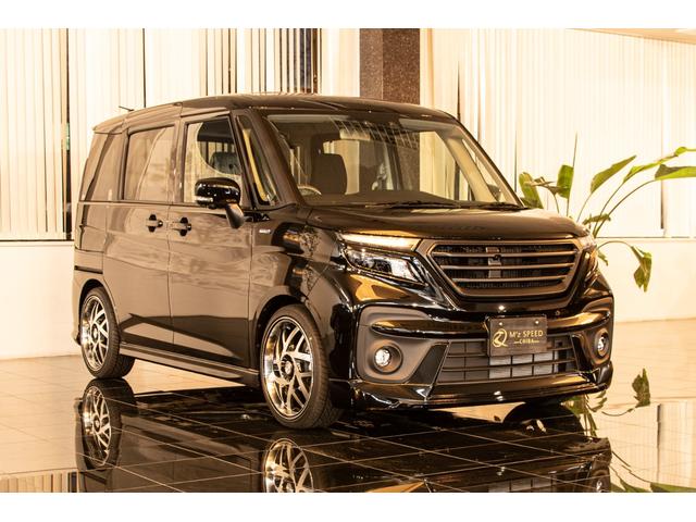 ソリオバンディット 　後席両側パワースライドドア　全方位モニター用カメラパッケージ　Ｍｚ新車コンプリート　フロント　リアエアロ　フロントグリル　リアゲートスポイラー　Ｊ－ＣＡＲＡＴ１７インチＡＷ（6枚目）