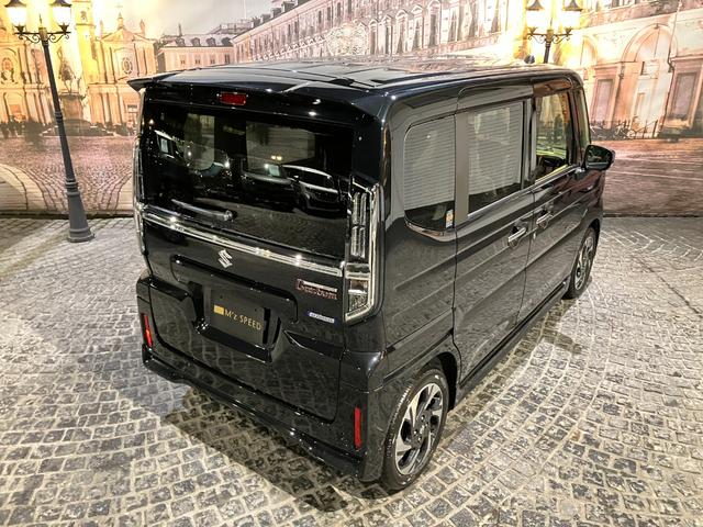 スペーシアカスタム ハイブリッドXSターボ 全方位モニター付メモリーナビゲーション スズキコネクト対応通信機装着車 ブレーキサポートII フルセグTV Bluetooth 前席シートヒーター オットマン ヘッドアップディスプレイ 届出済未使用車(17枚目)