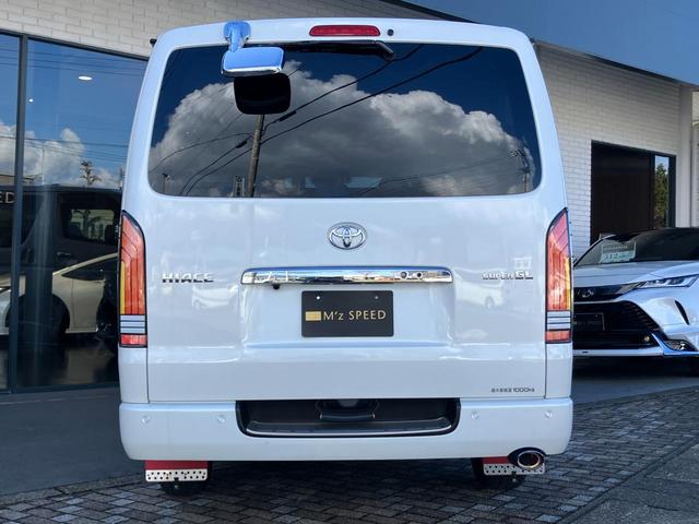 ハイエースバン ロングスーパーＧＬ　ディーゼル　ターボ　衝突被害軽減システム　クリアランスソナー　ＬＥＤヘッドライト　社外テールランプ　ＡＣ１００Ｖ　パナソニックナビフルセグＴＶ　Ｂｌｕｅｔｏｏｔｈ　ＥＴＣ　スマートキー　禁煙車　買取車（10枚目）