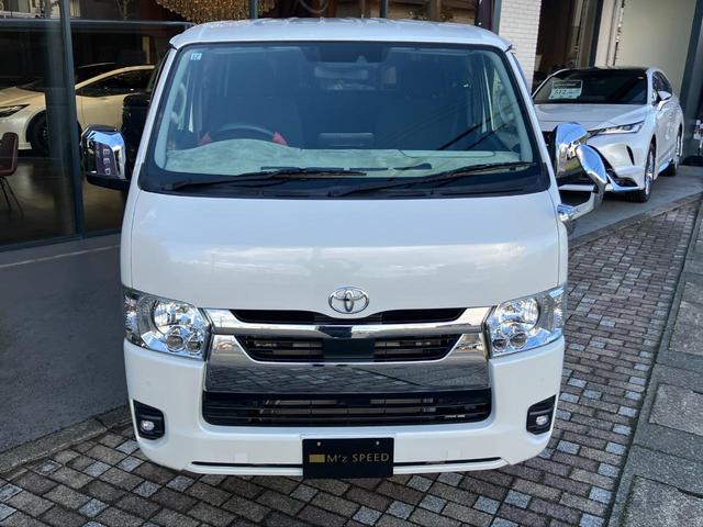 ハイエースバン ロングスーパーＧＬ　ディーゼル　ターボ　衝突被害軽減システム　クリアランスソナー　ＬＥＤヘッドライト　社外テールランプ　ＡＣ１００Ｖ　パナソニックナビフルセグＴＶ　Ｂｌｕｅｔｏｏｔｈ　ＥＴＣ　スマートキー　禁煙車　買取車（14枚目）