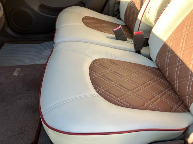 アルトラパンショコラ X メモリーナビTV Bluetooth対応 ETC キーレスプッシュスタート スペアキー 1年間走行無制限保証 専用シート 電動格納ミラー オートライト HIDヘッドライト(36枚目)